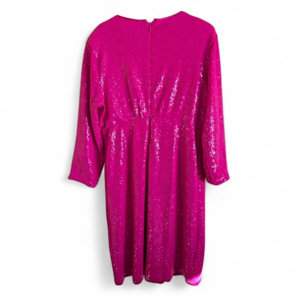 Torrid Pink Glo Sequin Dress - Picture 3 of 8